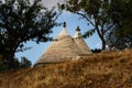 Trulli roofs in the countryside