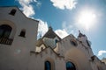 A Trullo-church Saint Antonio church of Trulli village in Alberobello in Italy Royalty Free Stock Photo