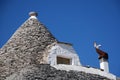 Trullo Roof with Window Royalty Free Stock Photo