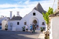 The Trullo Sovrano is two-story trullo house that is now a museum. Royalty Free Stock Photo