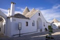 The Trullo Sovrano is two-story trullo house that is now a museum. Royalty Free Stock Photo