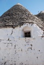 Trullo Wall with Window Royalty Free Stock Photo