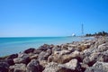 Truman Annex view from Duval street of Key West Royalty Free Stock Photo