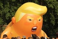 `Trump Baby` Giant Inflatable looms large over worlds Press at Parliament Square Gardens, UK