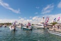 Trump Parade on the Intracoastal Waterway Florida Royalty Free Stock Photo