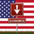 Trump Economics Plan Strategy For Usa Growth - 3d Illustration