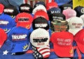 Trump hats for sale Royalty Free Stock Photo