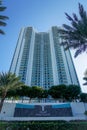 The Trump Hollywood luxury oceanfront condominium in Hollywood Beach, Florida