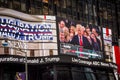 Trump Inauguration Big Screen