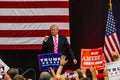 Trump Makes Fist at Rally