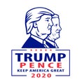 Trump Pence 2020 Keep America Great American Presidential Election Ticket