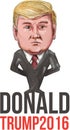 Trump 2016 President Republican Caricature