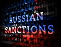 Trump Russia Sanctions Banking Embargo On Russian Federation - 3d Illustration