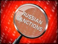 Trump Russia Sanctions Monetary Embargo On Russian Federation - 3d Illustration Royalty Free Stock Photo