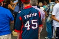 Trump Shirt Worn by Younger Supporter