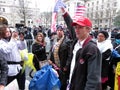 Trump Supporter at the Inaugural Parade in Washington DC