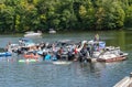 Trump supporters party on Cheat Lake near Morgantown on Labor Day 2020