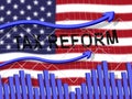 Trump Tax Reform To Change Taxation System In Usa - 3d Illustration