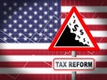 Trump Tax Reform To Change Taxation System In Usa - 3d Illustration