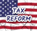 Trump Tax Reform To Change Taxation System In Usa - 3d Illustration