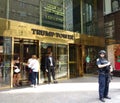 Trump Tower Security, New York City, NYC, NY, USA Royalty Free Stock Photo