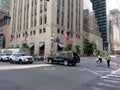 Trump Tower Security, NYPD Traffic Officer, New York City, NYC, NY, USA Royalty Free Stock Photo