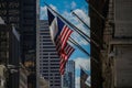 Trump Tower and Stars and Stripes Royalty Free Stock Photo