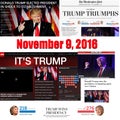 Trump Triumps - online highlights from 11/09/20167