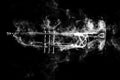 Trumpet Abstract Jazz Smoke