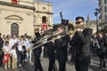 Trumpet band Royalty Free Stock Photo