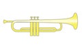Trumpet brass instrument used in classical and jazz music