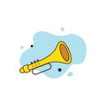 trumpet icon Royalty Free Stock Photo