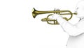 Trumpet Play Drawing Musical instruments 01 / Illustration / Artist Concept Art