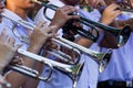 Trumpet players Royalty Free Stock Photo