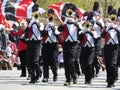 Trumpet Players at the Parade Royalty Free Stock Photo