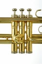 Trumpet valves Royalty Free Stock Photo