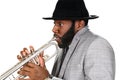 Trumpeter in a hat.