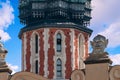 Trumpeter on the tower. The famous tradition of Krakow, Poland Royalty Free Stock Photo