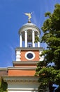 Trumpeting Angel on dome former St. James Church