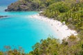 Trunk Bay Beach on St John in the US Virgin Islands Royalty Free Stock Photo