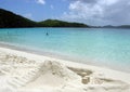 Trunk Bay Sand Castles Royalty Free Stock Photo