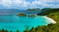 Trunk bay on St John island, US Virgin Islands Royalty Free Stock Photo