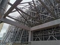 Truss on the roof advertising structure