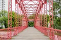 Trussed arch Haven bridge Sechserbruecke in Berlin, Germany