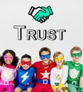 Trust Handshake Partnership Cooperation Graphic Concept