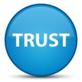 Trust special cyan blue round button