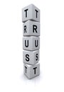 Trust letter cubes