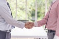 Trust Promise Concept. Honest Lawyer Partner with Professional Team make Law Business Agreement after Complete Deal. Ethics Royalty Free Stock Photo