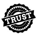 Trust stamp rubber grunge