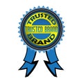 Trusted brand blue badge